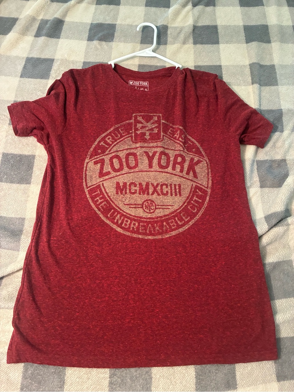 Zoo York Red Short Sleeve Logo Tee